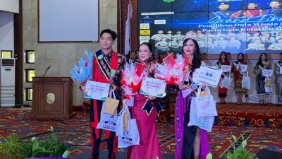 Stevanus Loros dan Lusiana Agatha Terpilih Duta Wisata Sendawar 2025